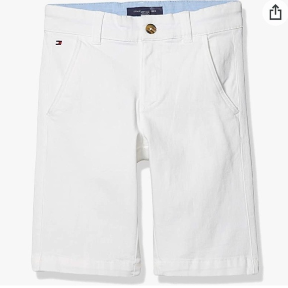 Tommy Hilfiger White Cotton Short 20 - Picture 1 of 5